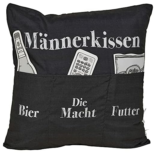 Sofahelden Kissen m.Taschen Männerkissen 8801 Bunt OneSize