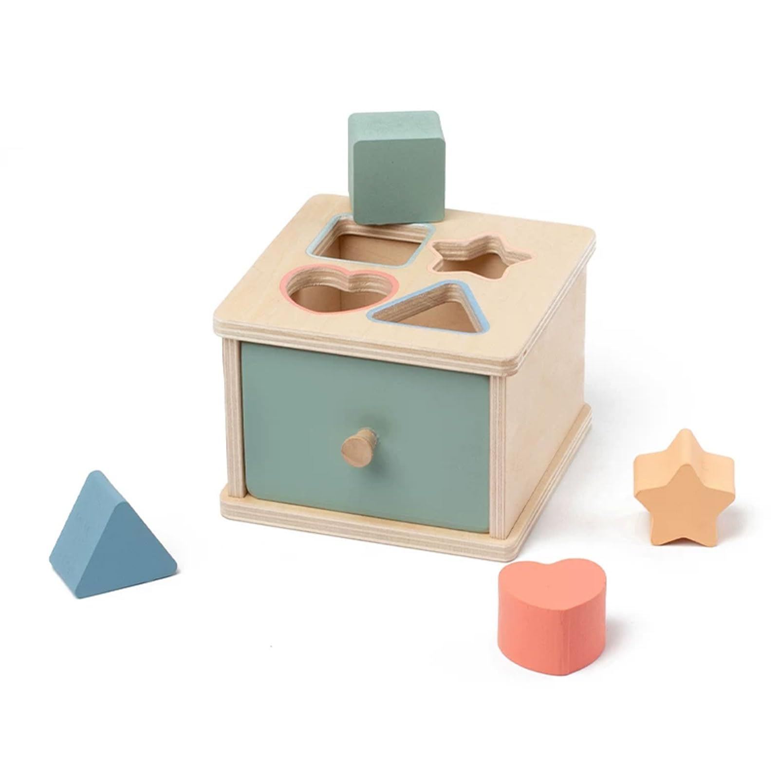 Caja de Actividad de Madera Montessori para Imbucare