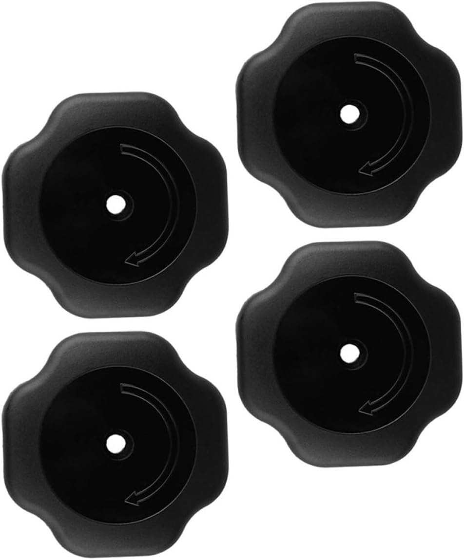 4pcs Pressure Cooker Cover Knobs Replacement Set Adjustable Plastic Pressure Cooker Knob Handles for Safe Sealing and Comfortable to Hold Compatible Standard