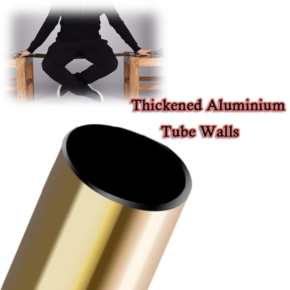 1 Par Muletas Axilares Regulables for Adultos, Muletas Antideslizantes for Caminar Médica, Muletas Ligeras de Aluminio con Muelle(M)