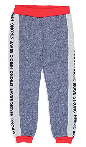 Image of Happy Threads PJ Masks Boys' Wings Stripes Shields Pullover and Jogger Pants 2 Piece Outfit Set