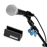 Planet Waves Drop Earrings MMPH Mini Microphone Stand Guitar Pick Holder, 31x Fishbowl Display D 'Addario
