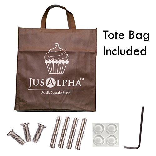 Jusalpha® 8 Tier Wedding Party Acrylic Round Cake Stand/Cupcake Stand Tower/Dessert Stand/Pastry Serving Platter/Food Display Stand For Big Event (8Rf) #TOP5