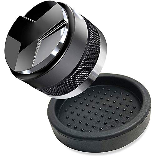 SNOWINSPRING - Dispensador de café y pilón 51 mm, 51 mm para portafiltro Dedica con alfombrilla de silicona y…