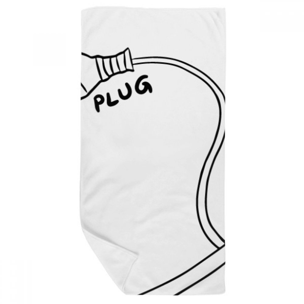 Serviette de bain multi-usage et douce en coton multicolor 35x70cm
