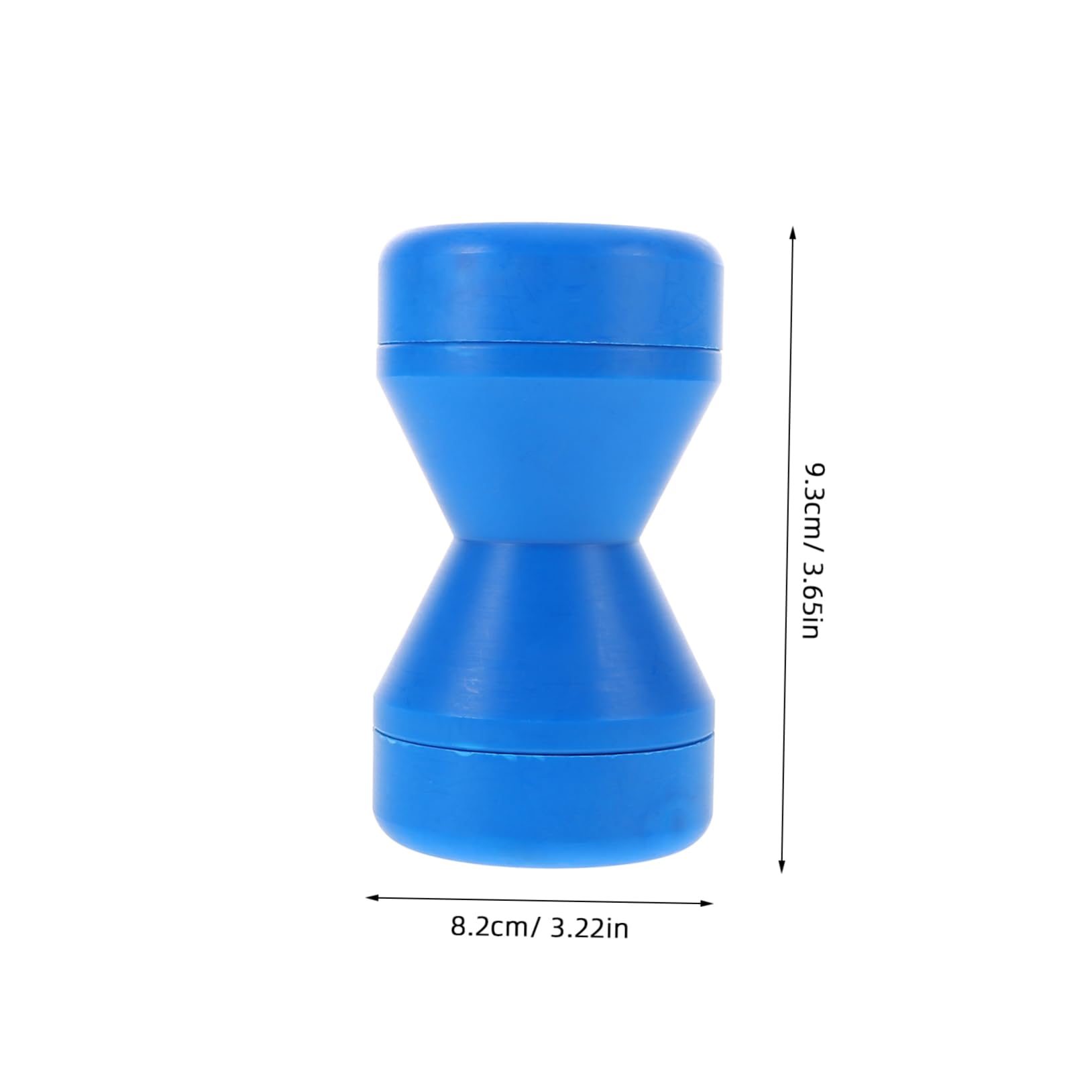 Sosoport Rullo di Prua per Rimorchio Barca e Yacht, Plastico Blu, Foro Interno 15mm, Resistente e Facile da Usare per Trasporto Marino