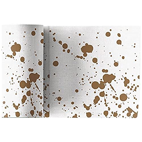 MYdrap Cocktail Napkins 50 unités par rouleau 11x11 cm en coton, Blanc Cover