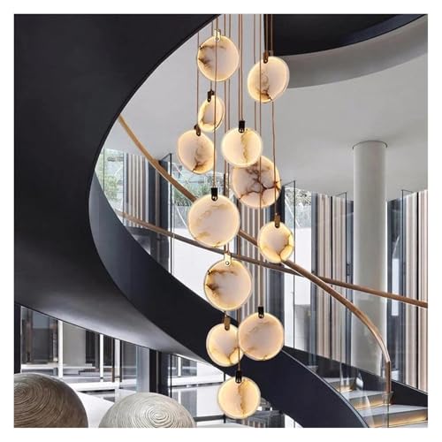 LED�V��Ɩ�, �K�i�P�[�X �嗝�΃y���_���g���C�g �V�����f���A �����v ���r���O���[���p �f�U�C�i�[�݂艺�������v �T�X�y���V�����Ɩ����(Dimmable,12 light)