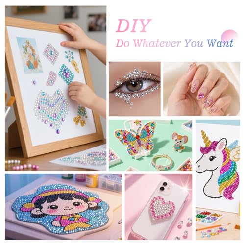Cuentas de arte de diamante para decorar uñas y manualidades creativas en casa 5