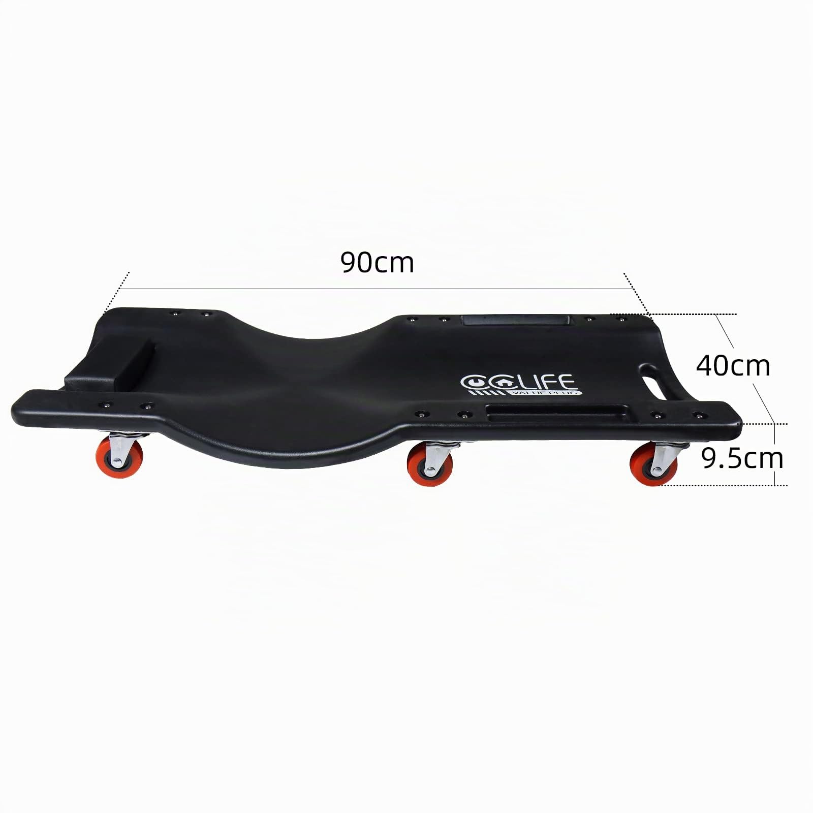 CCLIFE Camilla de Taller para Mecánicos, Capacidad Máxima de 180kg, Dimensiones 900x450x90mm, Ideal para Reparaciones Automotrices