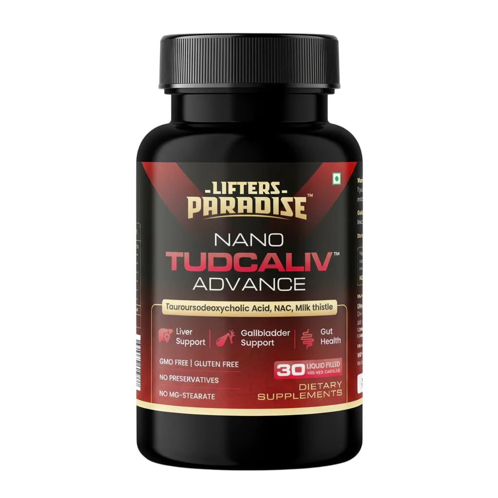 Lifters Paradise Nano Tudcaliv Advance | Liver Support Supplement with TUDCA Blend for Daily Wellness Routines | 30 Liquid Filled Capsules-image-46