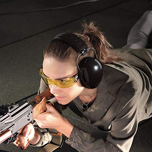Image of Pro For Sho All Terrain Safety Ear Protection - Larger Size Foldable Ear Muffs Lighter Weight & Maximum Hearing Protection