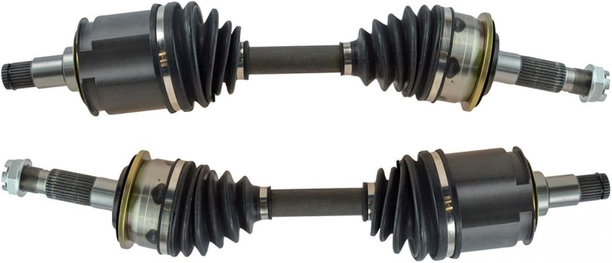 TCSN 2pcs CV Axle Shaft Assembly Right Passenger Left Driver Front Side Set for Toyota for 4Runner 2.7L 1996-2000 & 3.4L 1996-2002 for Tacoma 2.4L/2.7L/3.4L 1995-2004 373932649 HSK1769