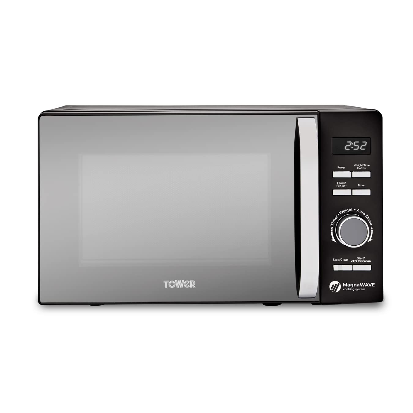 Tower T24039blk Renaissance 20L Microwave With 6 Power Settings And Magnawave Technology, Black