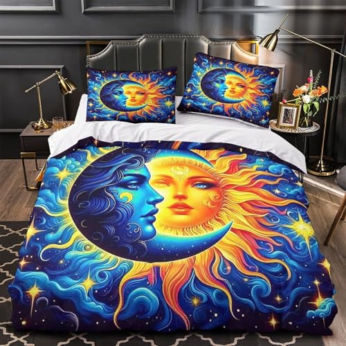 Linge de lit bleu céleste pour transformer la décoration d'une chambre d'adolescent double