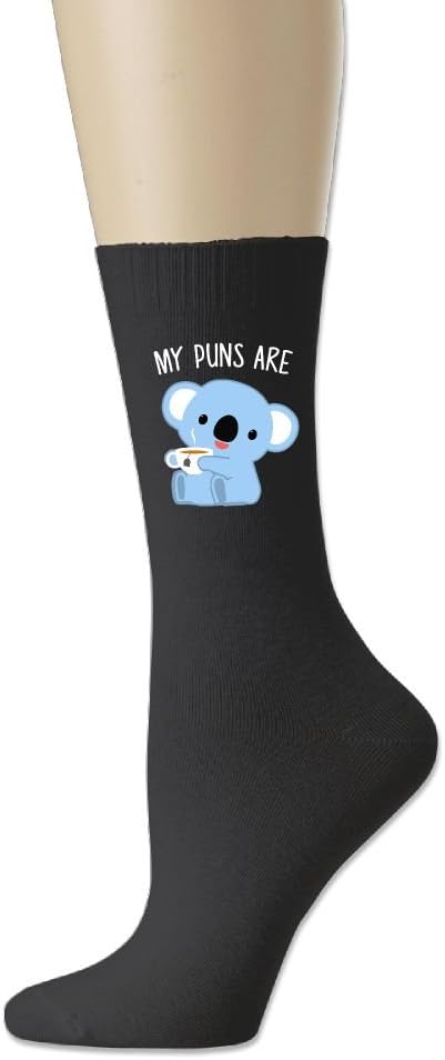 Mens Socks Womens Socks Gugize My Puns Are Koala Tea Funny