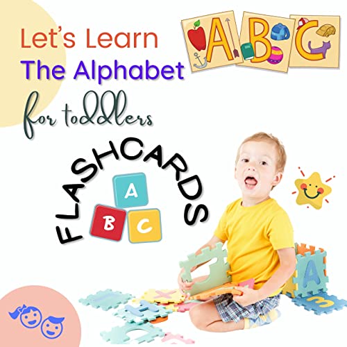 Let's learn the Alphabet for toddlers Flashcards Colorful