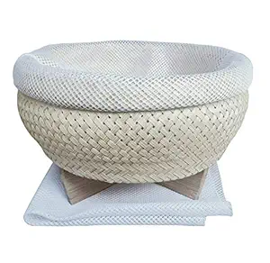 Plai Na Thai Sticky Rice Basket Steamer Bamboo Pot Electric Cooker Asian Food