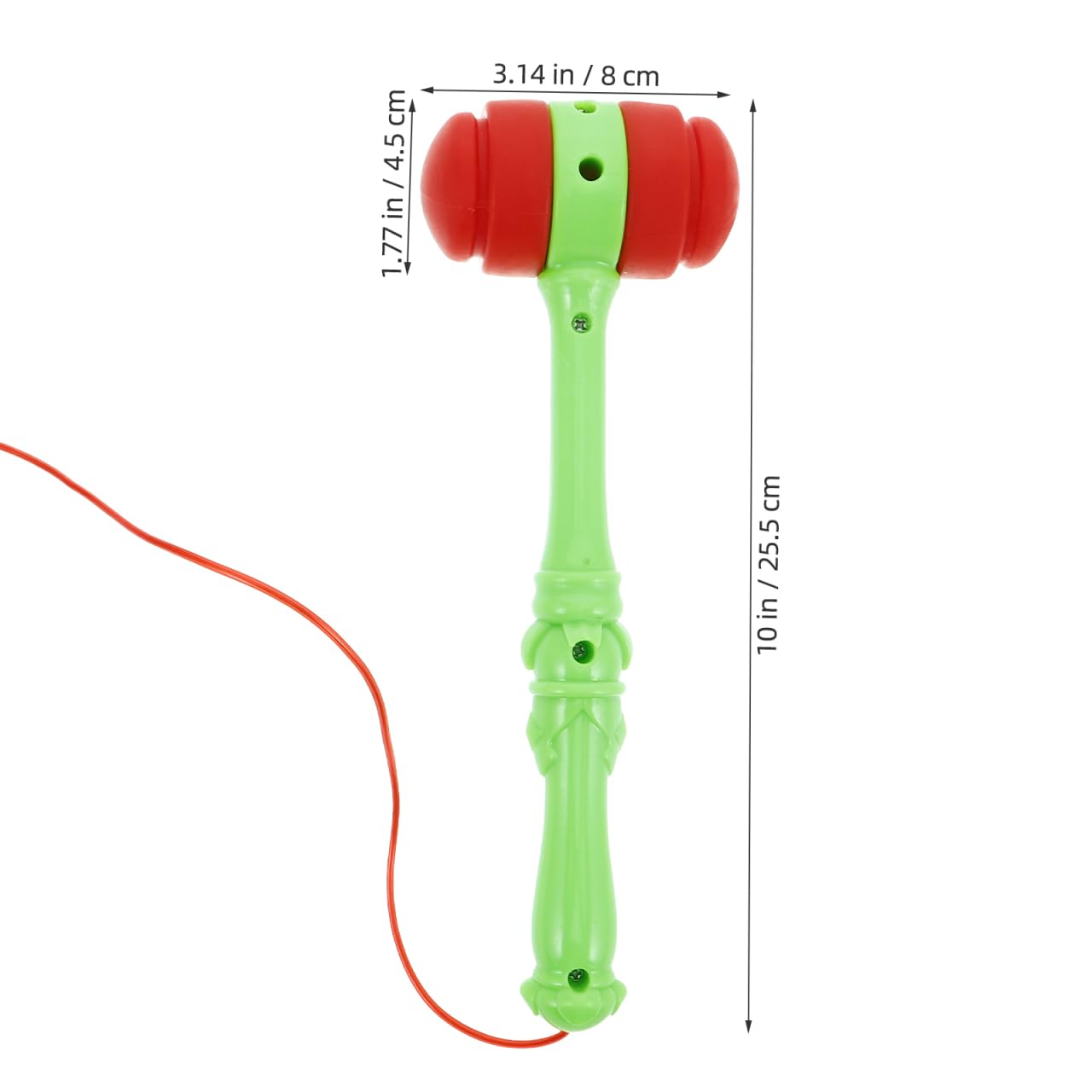 Abaodam Interactive Squeaky Hammer for Accessory Fun Pounding for Early Education Hammer for Boys