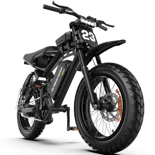 Image of 1500W Peak Electric Bike for Adults, 20 inch x4.0 Fat Tire Ebike, Class 2 Moped Style All-Terrain Electric Bicycle with Advanced Suspension, UL 2849 Certified Removable Battery
