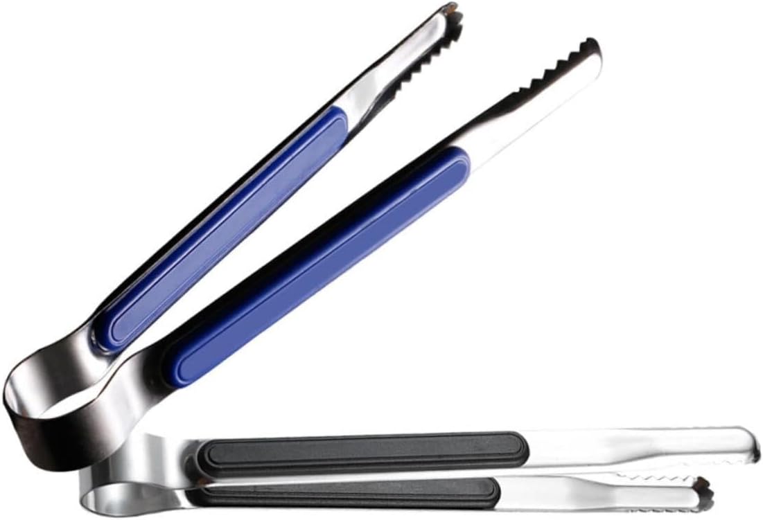 Kitchen Cooking Tongs,2 Pcs Stainless Steel Barbecue Tongs Pliers Tool Cooking Tweezer Food Tongs Culinary Tweezers
