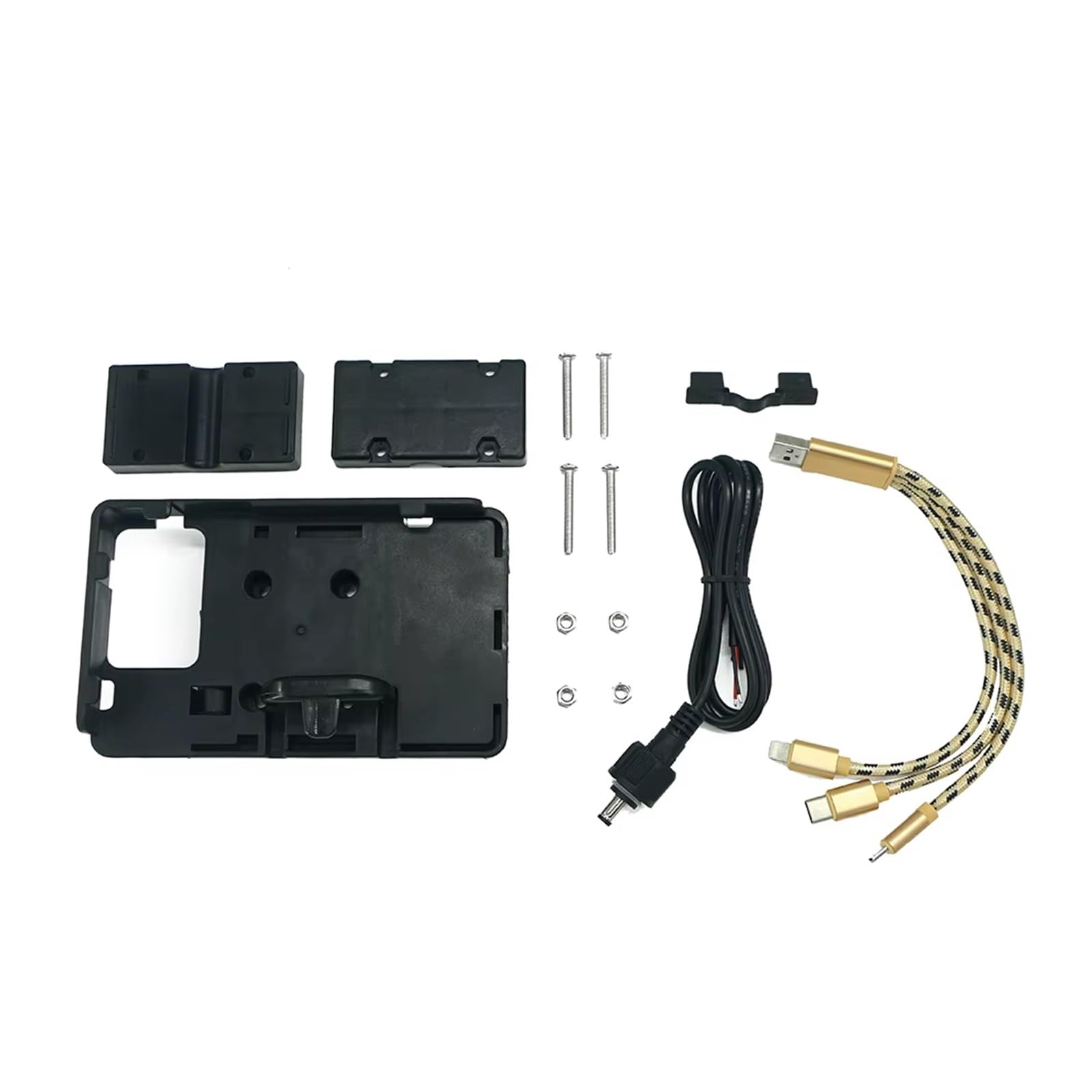Staffa Navigatore Moto Per BMW F750GS F850GS F800GS S1000XR R1200GS R1250GS F900R F900XR Manubrio Staffa GPS Di Navigazione Per Cellulare Supporto Telefono Moto(1 set)