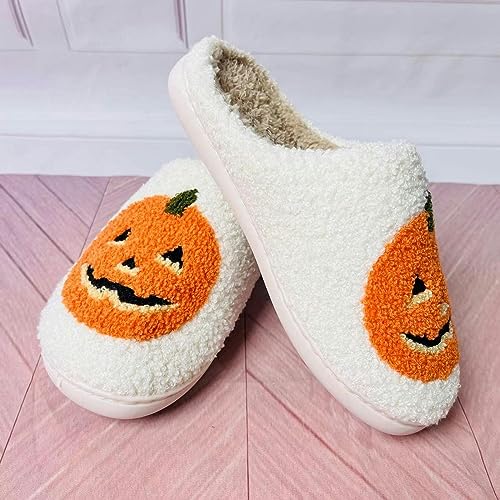 NOGRAX Hausschuhe Damen Kürbis Halloween Slipper Frauen Männer Weich Gemütlich In Den Winter Im Innenhause Haus Schuhe Schuhe Schuhe Schuhe – Bild 6