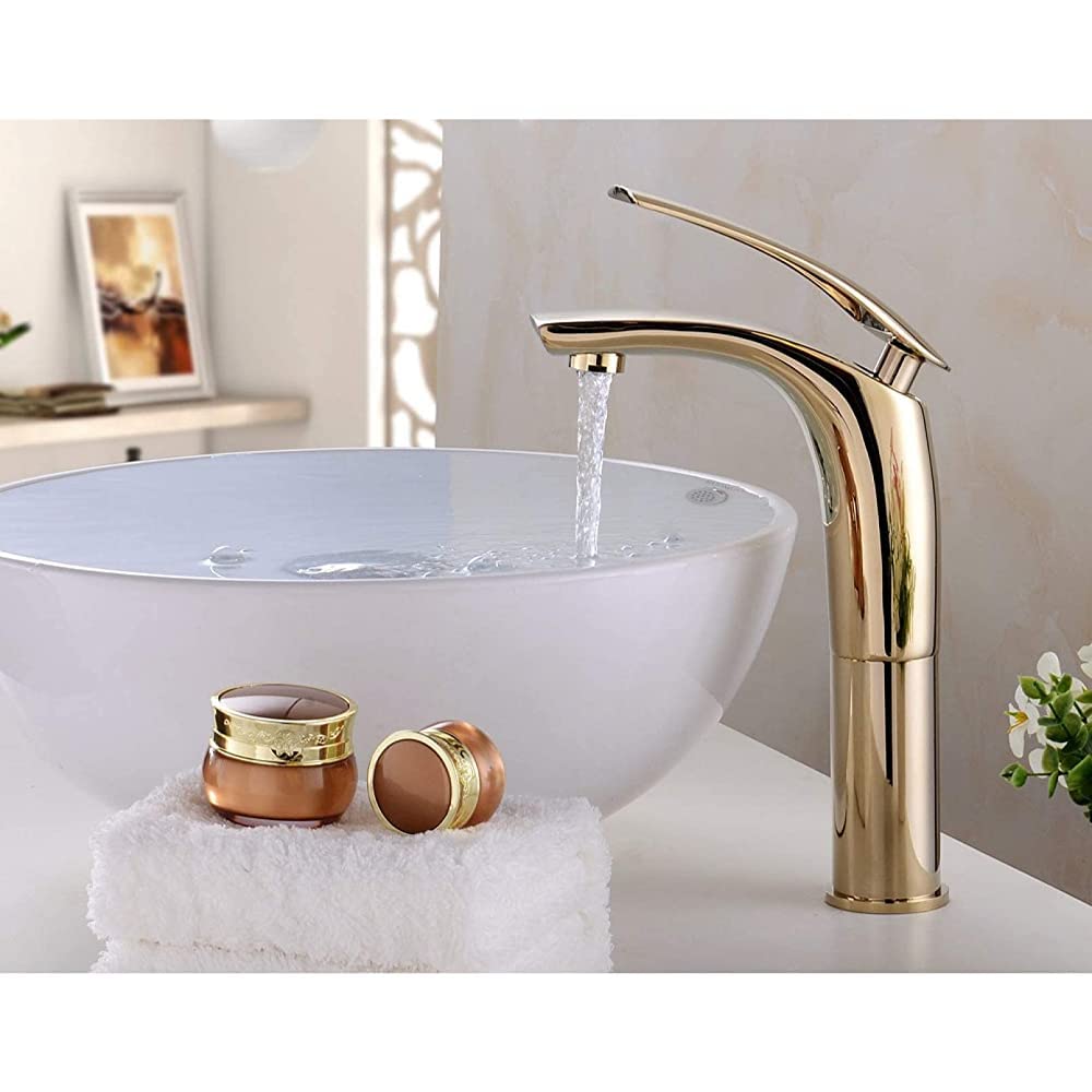 Robinet de salle de bain mitigeur chaud et froid pour lavabo design moderne