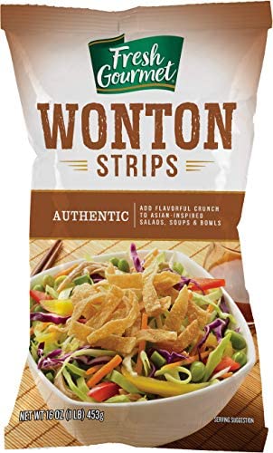 Miniatura 4 de Fresh Gourmet Authentic Wonton Strips Crujiente Snack and Salad Topper (16 onzas (paquete de 8))