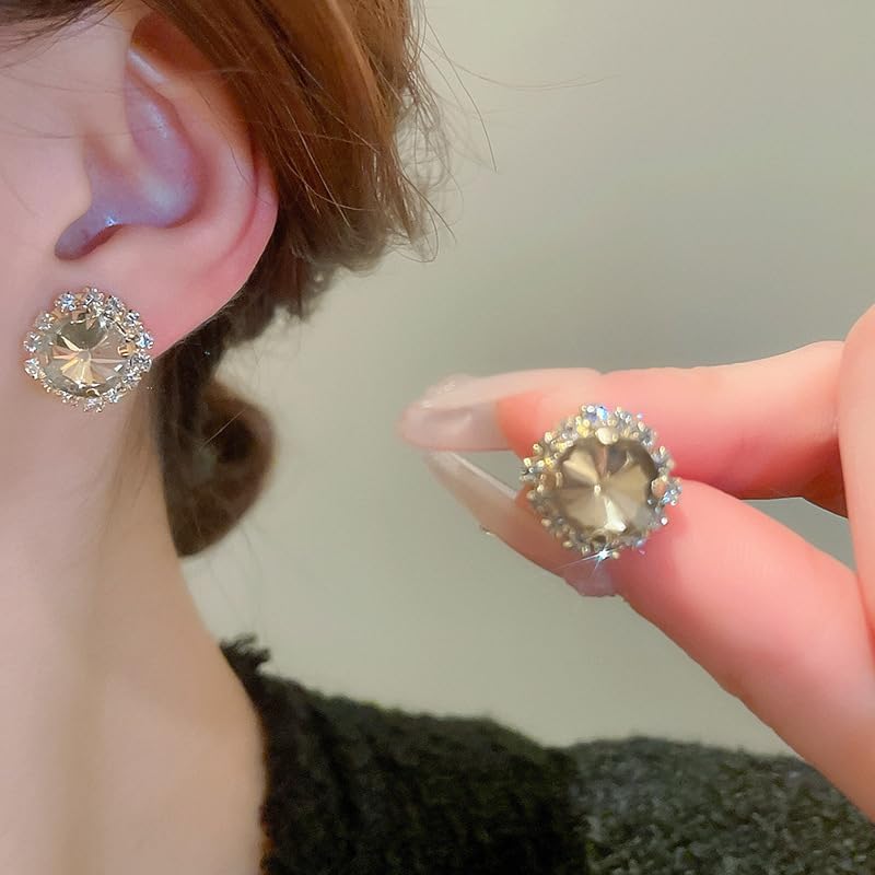 Women Rhinestone Crystal Jewelry Set Crystal Tennis Design Rhinestone Choker Necklace Link Bracelet Teardrop Earrings Set Wedding Bridal Bridesmaids Party - Image 2