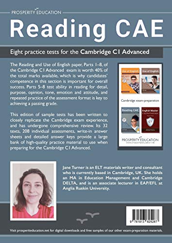 Reading CAE: Eight practice tests for the Cambridge C1 Advanced (Cambridge C1 English) - Image 2