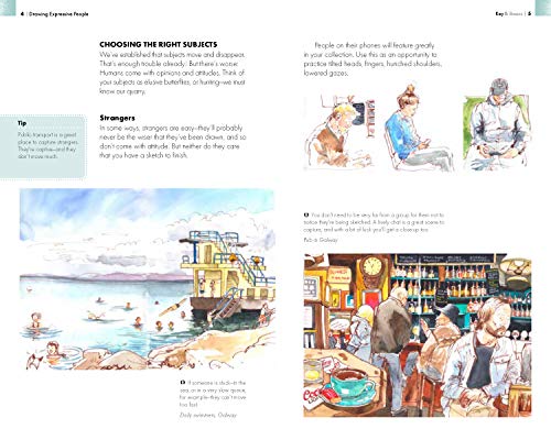 The Urban Sketching Handbook Drawing Expressive People: Essential Tips & Techniques for Capturing People on Location (12) - Image 3