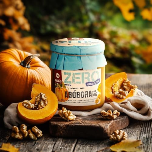 Auswahl an Konfitüren ohne Zuckerzusatz, Set mit 4 x 280 g Fruchtaufstrichen, Ananas und Minze, Ananas und Ingwer, Kürbis und Walnuss, Myrten, natürlich gesüßte Konfitüren