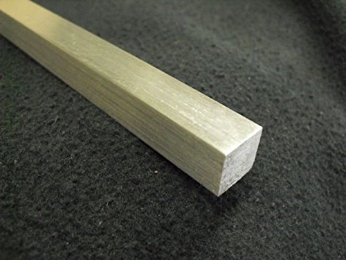 1" Aluminum Square Bar Rod Stock 96" long 6061-T6 Mill Finish