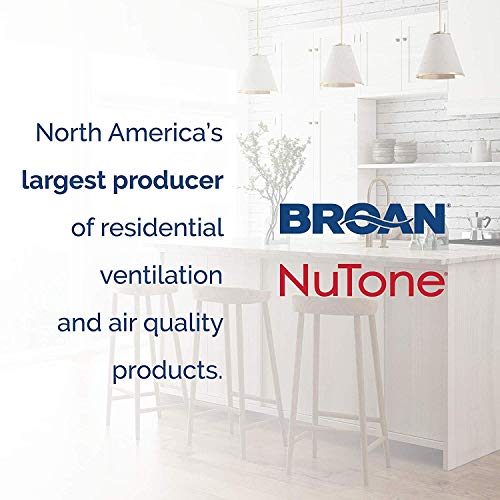 Broan-Nutone Very Quiet Ceiling Bathroom Exhaust Fan, Energy Star Certified, 0.3 Sones, 80 Cfm #TOP5