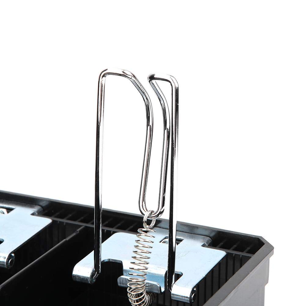 Caja registradora de cinco rejillas, bandeja de inserción de cajón de caja registradora Bandeja de efectivo de 5 rejillas, para supermercados Bandeja de efectivo Cajones de(black)