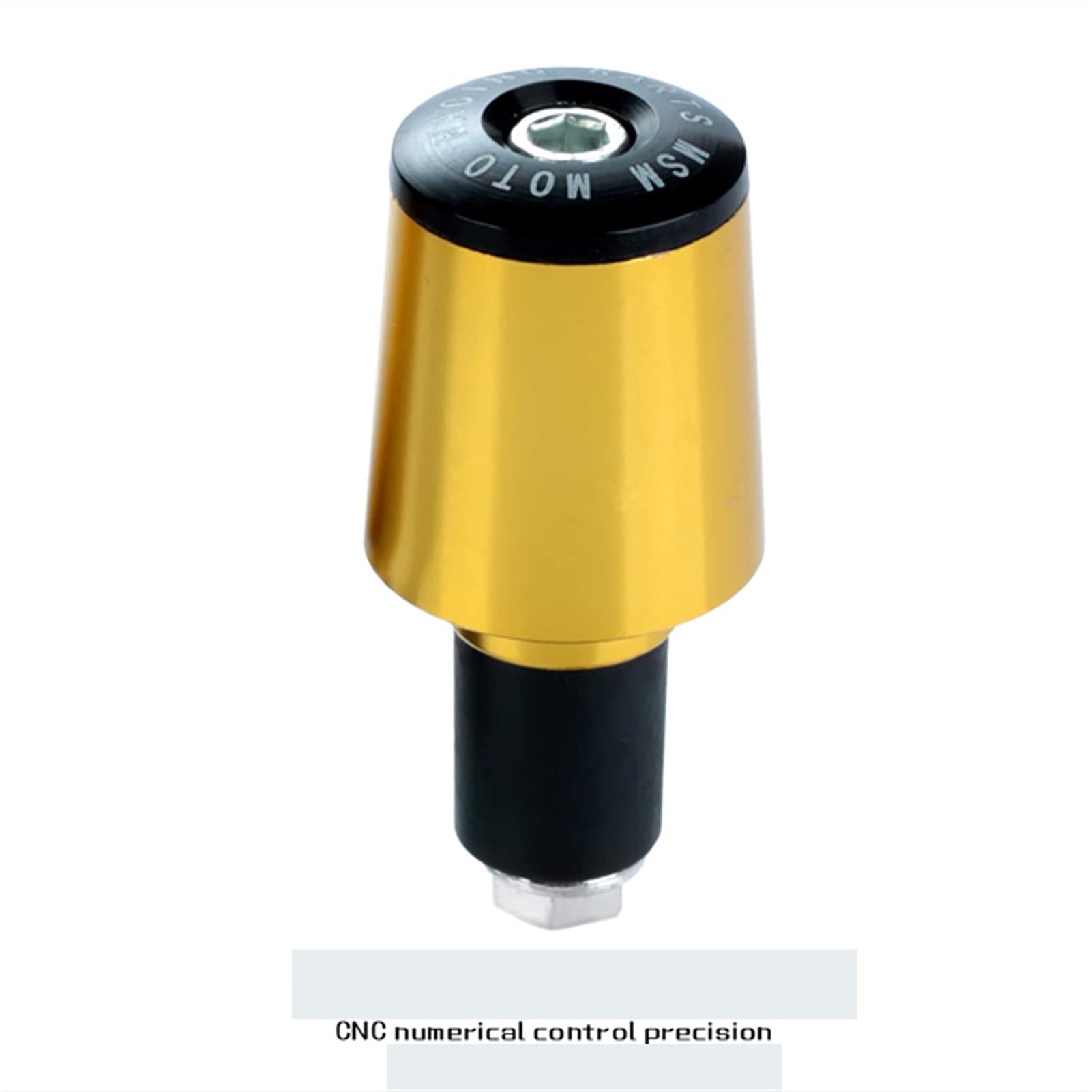 WOODEY 1 Paio di Impugnature per estremità Manubrio Universali Il Diametro Interno di 17 Mm Manubrio Contrappeso per Moto Slider Plug (Color : 1 pair1)