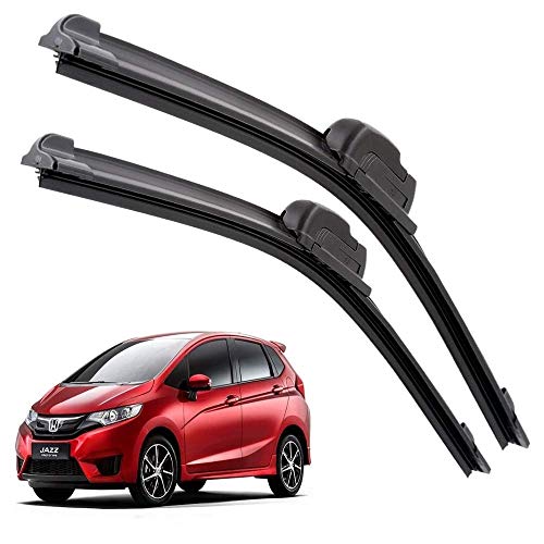 Image of Euro Care Windshield Car Wiper Blades Compatibility With Jazz New (Model : 2018-Till Date) - Set of 2Pc (D-24,P-14)