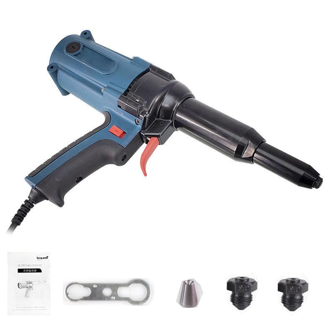 Pistolet à riveter électrique robuste 400W outillage industriel de rivetage