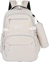 Mochila Escolar Grande Impermeável Bolsa Reforçada Com Bolso Antifurto e Divisória Para Notebook Acompanha Estojo Feminina Masculina Trabalho Faculdade Adulto Infantil Juvenil Adolescente