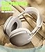 Seltureone 4 in 1 Case Cover Compatible with AirPods Max Headband/Ear Cups/Ear Pads Cover, All-Round Protection Soft Silicone and Clear TPU Headphone Case for AirPods Max - Starlight