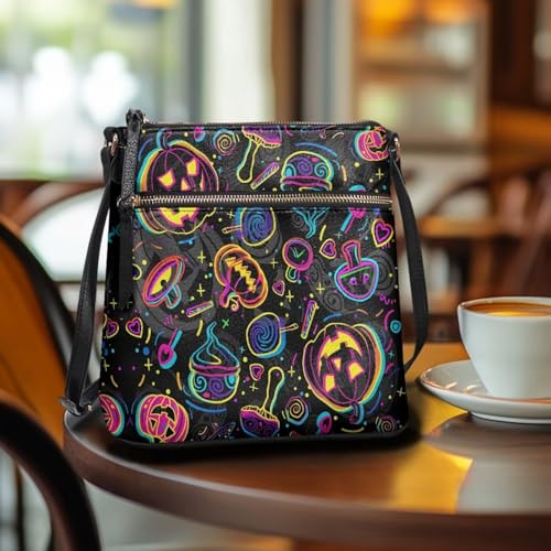 Image of Leather Purses for Women, Leather Hobo Bags for Women Travel Sling Purse Triple Zippered Pockets Shoulder Bag