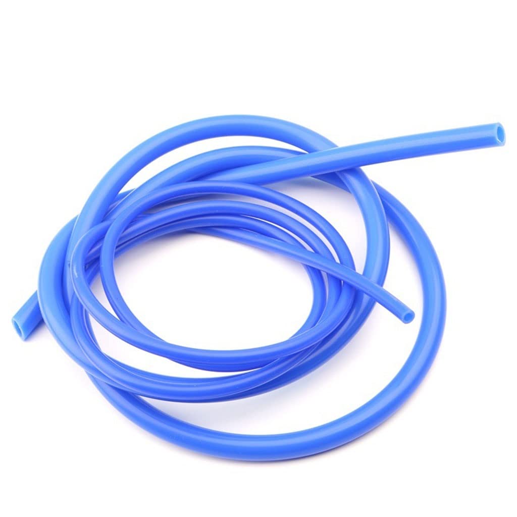 Manguera de tubo goma, plástico, manguera vacío silicona azul 1 metro, 2 × 4 mm - 25 31 flexible gel sílice grado alimenticio línea carreras automóviles, pieza(25 x 31mm)