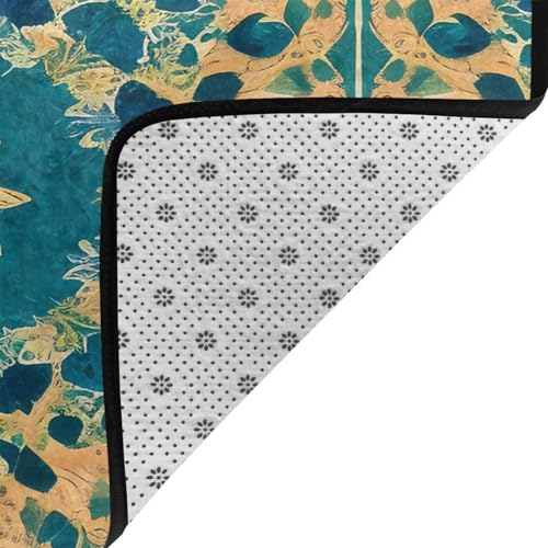 Tapis de sol en flanelle anti sol mouillé : velours fin absorbant 91cm - 5