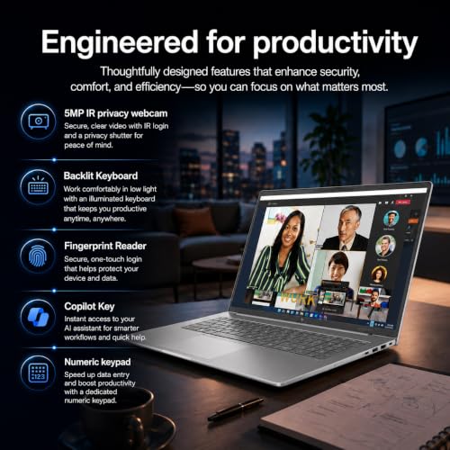 Image of HP ZBook 8 G1i Laptop, 16 inch FHD+, NVIDIA RTX 500 Ada 4GB, Intel Ultra 7 255H