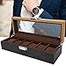 Produktbild CUEA Uhrenhalter, Uhrenbox, 6 Slot für Manschettenknöpfe Ohrringe Uhrenarmbänder