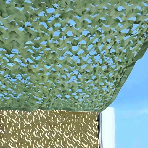Malla 3D de camuflaje que reduce el calor extremo en patios de viviendas y zonas de acampada 2