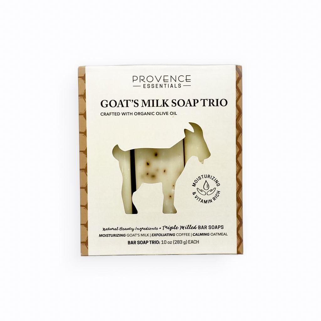 PROVENCE ESSENTIALS Trio Soap Sets (Goat's Milk Trio)
