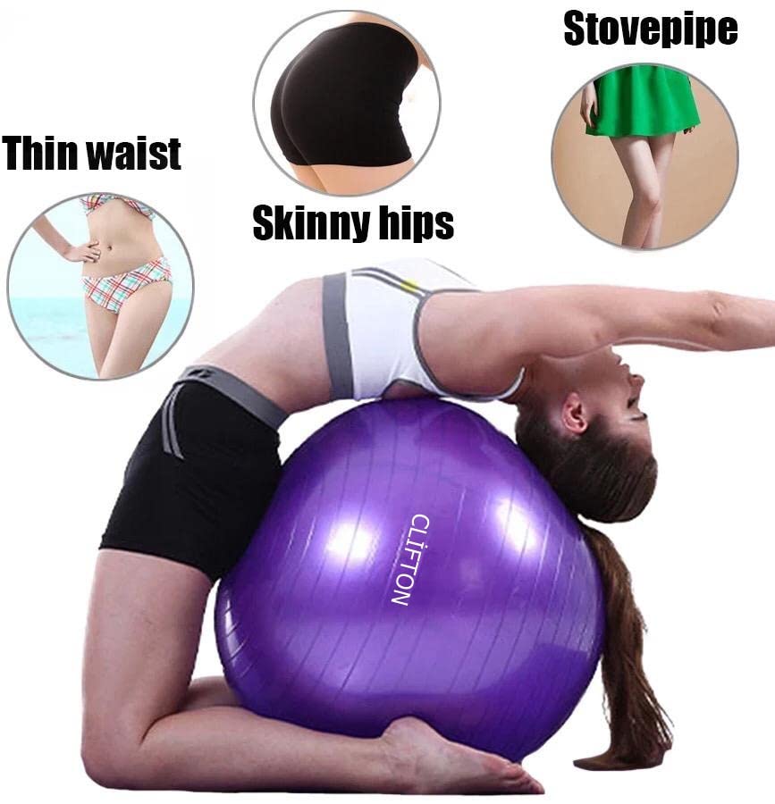 Clifton 65 Cm Fitilli Pilates Topu ve Pompa