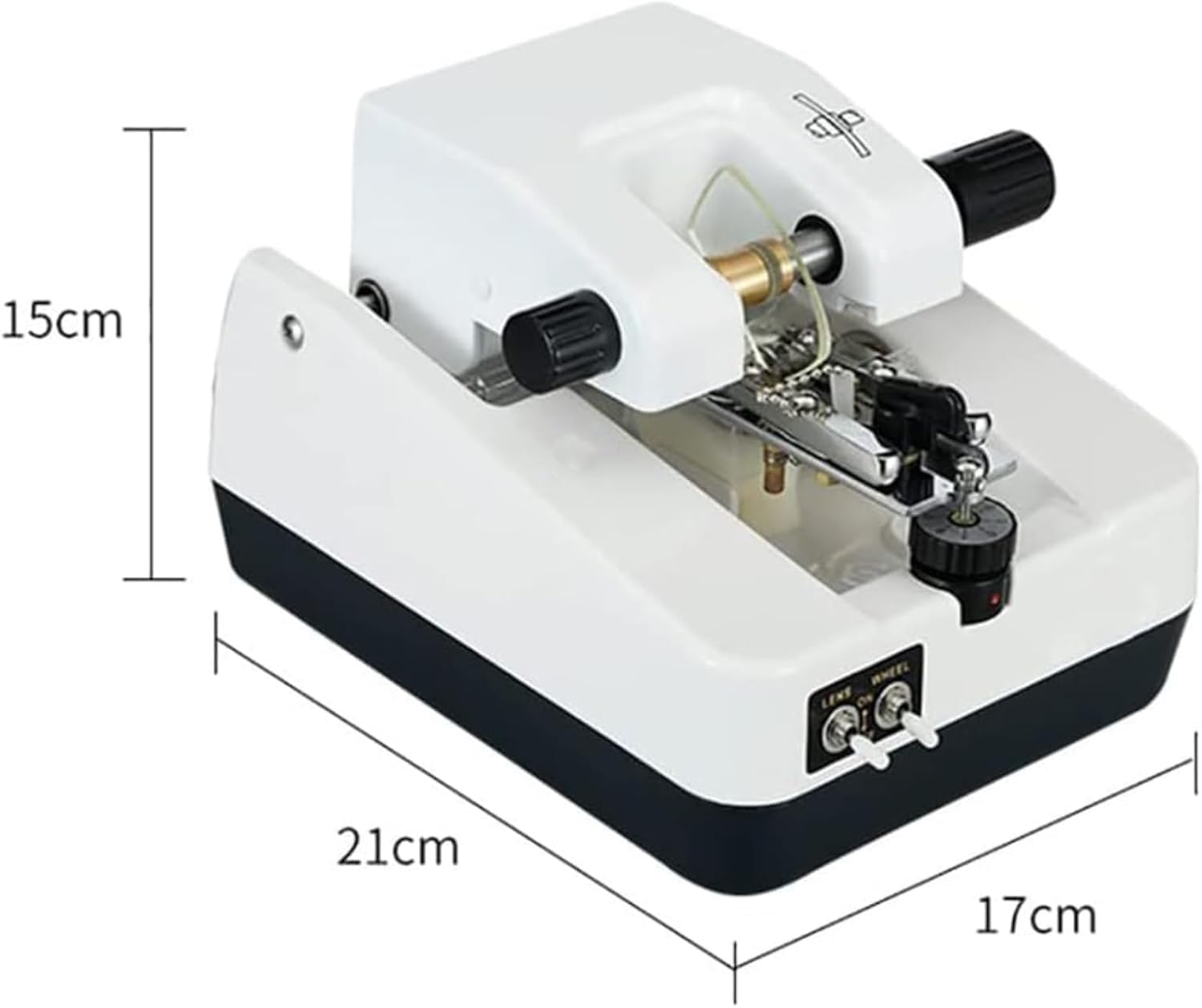 Ranurador automático de lente óptica, profundidad y ancho de ranura ajustables, para procesamiento de lentes de lentes